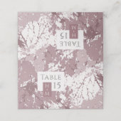 秋ダスティ葉バラズ結婚座席表 プレイスカード (外部開封)