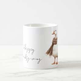 秋ダック コーヒーマグカップ