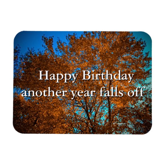 秋ツリーの金ゴールド可撓性光磁石のきらめき マグネット (横)