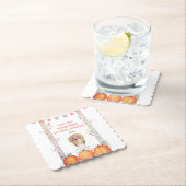 秋ツリーズパンプキンスターキーサンクスギビングパーティー ペーパーコースター (インサイチュ)