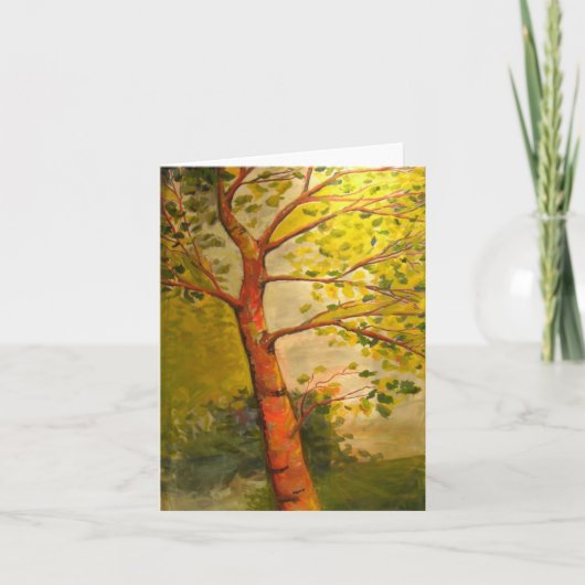 秋ツリー カード (正面)