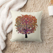 秋ツリー クッション (ブランケット)