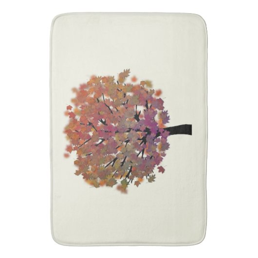 秋ツリー バスマット (正面縦)