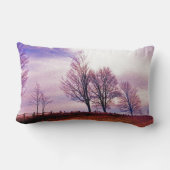 秋ツリー&ファームフェンスパスチュアアート ランバークッション (裏面)