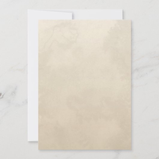 秋ティーポットブライダルティーパーティーシャワー 招待状 (裏面)