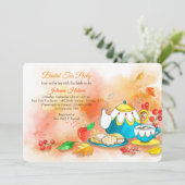 秋ティー招待状 招待状 (スタンド正面)