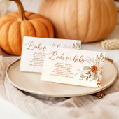 秋テラコッタブックスフォーベビーチケット エンクロージャーカード