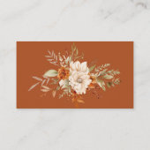 秋テラコッタレシピが花嫁になる エンクロージャーカード (裏面)