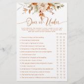 秋テラコッタ上またはブライダルシャワーゲーム下 (正面)