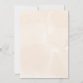 秋テラコッタ&ブルゴーニュ結婚フローラ 招待状 (裏面)