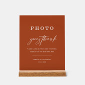 秋テラ結婚コッタの写真集 アクリルサイン (正面)