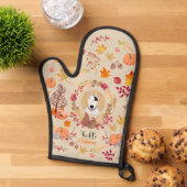 秋テーマオーブンのミットレックスとテリア 鍋つかみ (トップダウン)