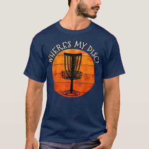 秋ディスクゴルフ、Wheres My Disk、ディスクゴルファー、オータム Tシャツ