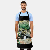 秋デイデジタル エプロン (着用した状態)