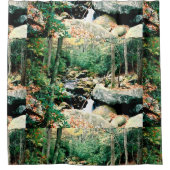 秋デイデジタル シャワーカーテン (正面)