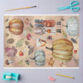 秋デコページ紙 薄葉紙 (クラフト)