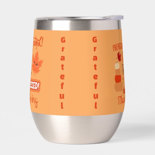 秋デコールカボンプキンサンクスギオンオレンジ | (左面)