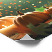 秋デコールハロウィーンポスター ポスター (角)