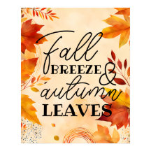 秋デコール:秋ブリーズ&紅葉秋プリント
