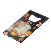 秋デザインクレジットカードボトルオープナー クレジットカード栓抜き (正面アングル)