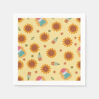 秋デザインパーティーナプキン スタンダードカクテルナプキン