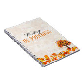 秋デザイン書の進行中のノートブック ノートブック (右側)