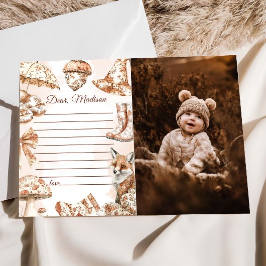 秋トイレデジュエカプセルノートメッセージカード 招待状