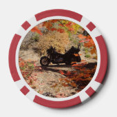 秋トライクディボット工具ボトルオープナー付きマーカー ポーカーチップ (裏面)