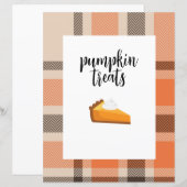 秋トリートテーブルポスター (正面/裏面)