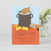 秋トルコフライパーティの招待状 招待状 (スタンド正面)