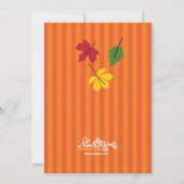 秋トルコフライパーティの招待状 招待状 (裏面)