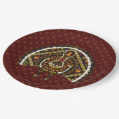 秋トルコ紙プレート ペーパープレート (アングル)