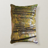 秋トレイルとゴールデン葉ズアットローレルヒルパーク アクセントクッション (正面(垂直))