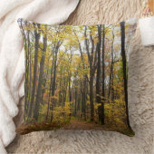 秋トレイルとゴールデン葉ズアットローレルヒルパーク クッション (ブランケット)