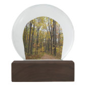 秋トレイルとゴールデン葉ズアットローレルヒルパーク スノーグローブ (裏面)