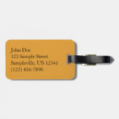 秋トレイルとゴールデン葉ズアットローレルヒルパーク ラゲッジタグ (裏面横)