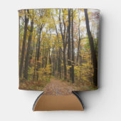 秋トレイルとゴールデン葉ズアットローレルヒルパーク 缶クーラー (正面)