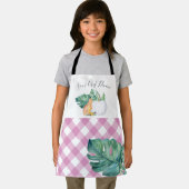 秋トロピカルキツネとホワイトパンプキンエプロン エプロン (インサイチュ)