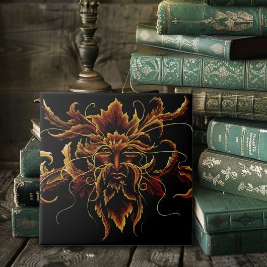 秋ドライアドケルトファンタジー タイル