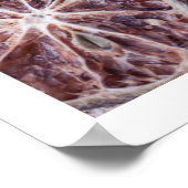 秋ドライ素朴オレンジのムーディなキッチンウォールアート ポスター (角)