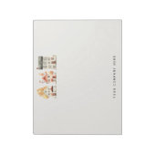 秋ニュートラルウォーターカラーハウズ実在エステート ノートパッド (回転)