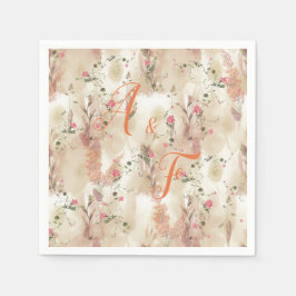 秋ニュートラルエレガントテーマ スタンダードカクテルナプキン