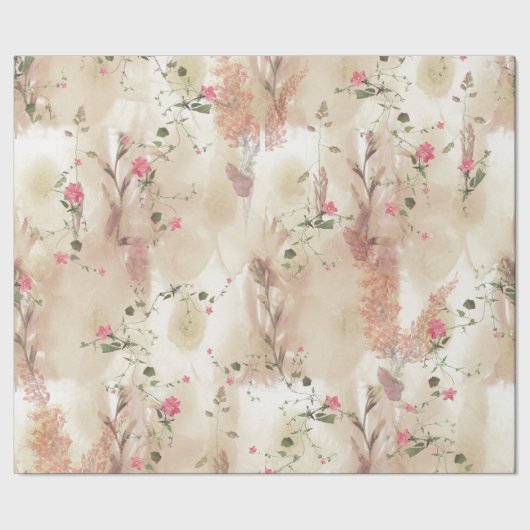 秋ニュートラルエレガントテーマ ラッピングペーパー (シーム)