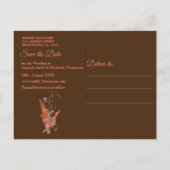 秋ニュートラルエレガントテーマ 案内ポストカード (裏面)