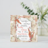 秋ニュートラルエレガントテーマ 案内状 (スタンド正面)