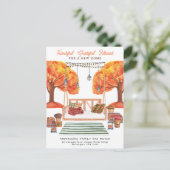 秋ニューホームコジモダンーなポーチシーン 案内ポストカード (スタンド正面)