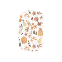 秋ネイルアートボホーオータムデザイン