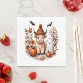 秋ハイランド牛幽霊、秋 スタンダードランチョンナプキン (インサイチュ)