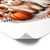 秋ハイランド牛幽霊、秋 ポスター (角)