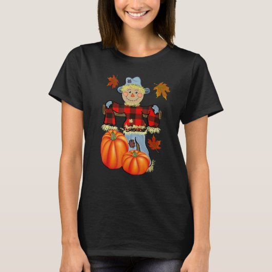 秋ハッピースカクレローサンクスギビング秋 Tシャツ (正面)